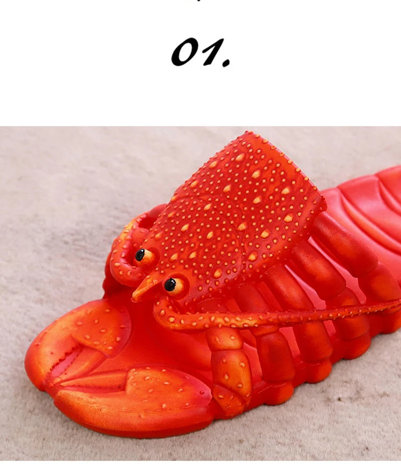 Lobster Comfy Casual Slippers - Image 9