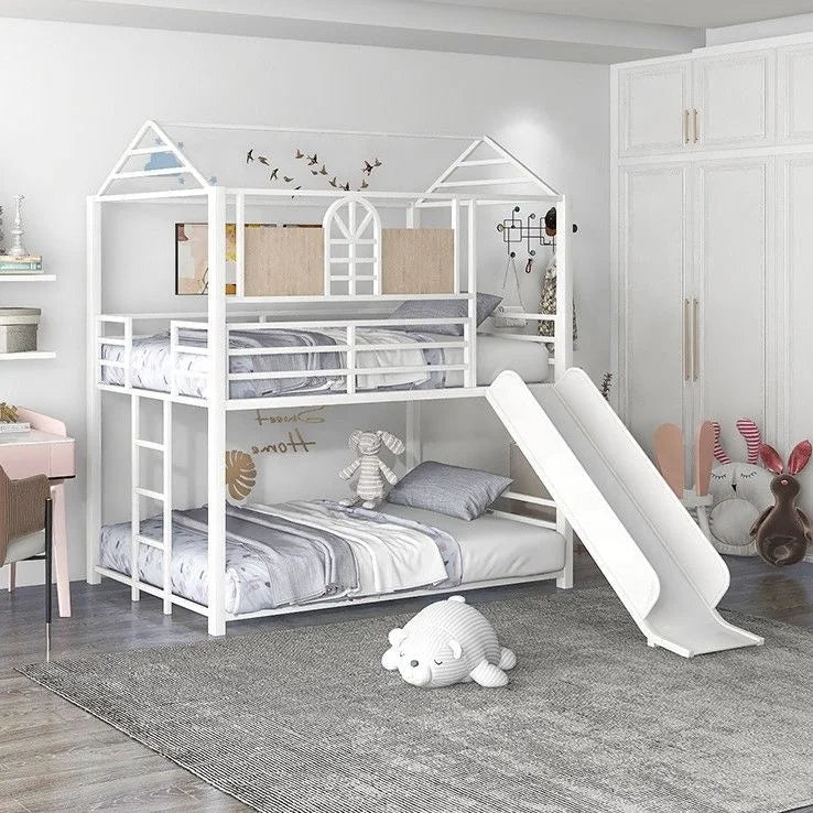 Loft-Style House Roof Frame Playhouse Bunk Bed - Image 4