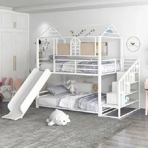 Loft-Style House Roof Frame Playhouse Bunk Bed - Image 6
