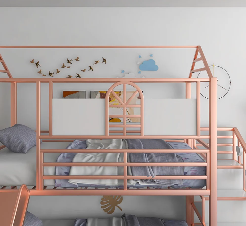 Loft-Style House Roof Frame Playhouse Bunk Bed - Image 7
