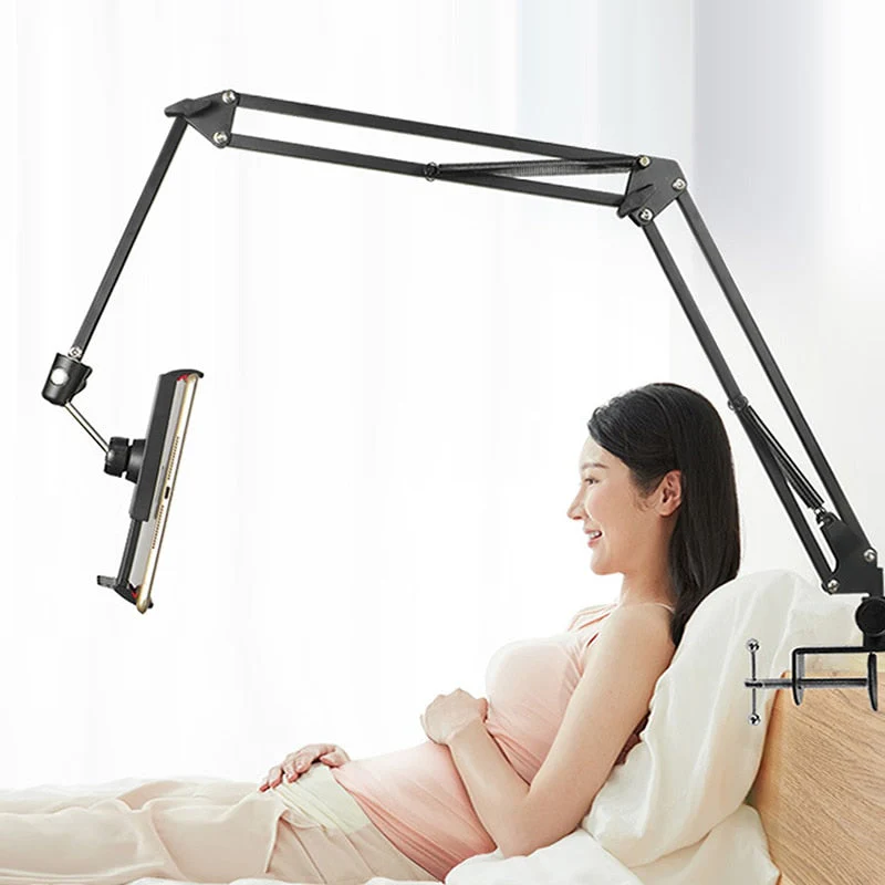 Long Arm Heavy-Duty Desk Mount Tablet Holder - Image 7