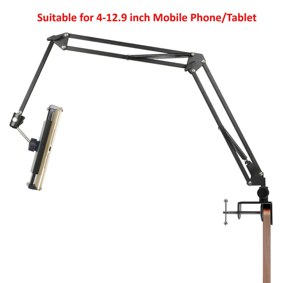 Long Arm Heavy-Duty Desk Mount Tablet Holder - Image 9