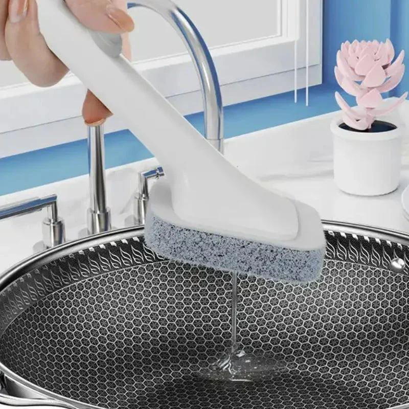 Long Handle Disposable Kitchen Cleaning Brush Kit - Image 4
