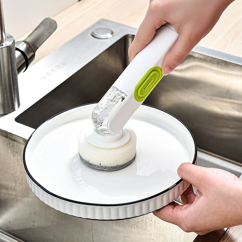 Long Handle Kitchen Cleaning Brush - Image 4