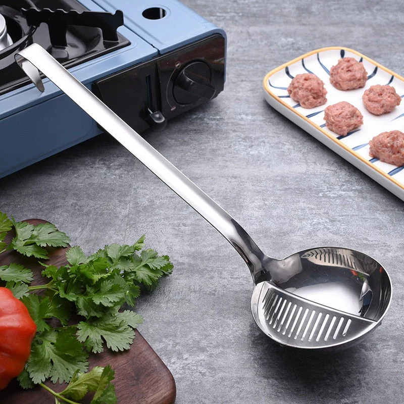 Long Handle Soup Strainer Spoon - Image 5