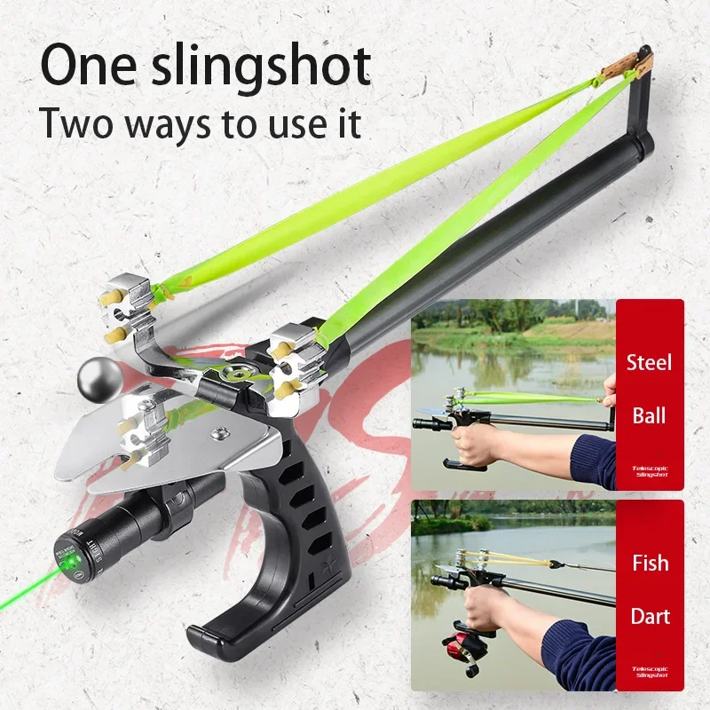 Long-Range Telescopic Fishing Laser Slingshot - Image 5