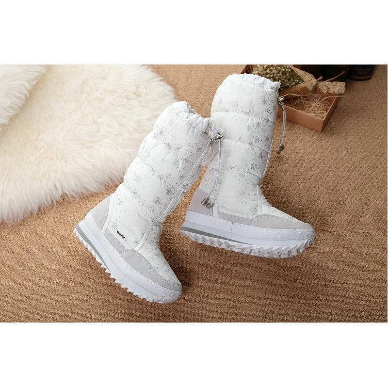 Long Sleeve Plush Warm Winter Boots for Women - Image 7
