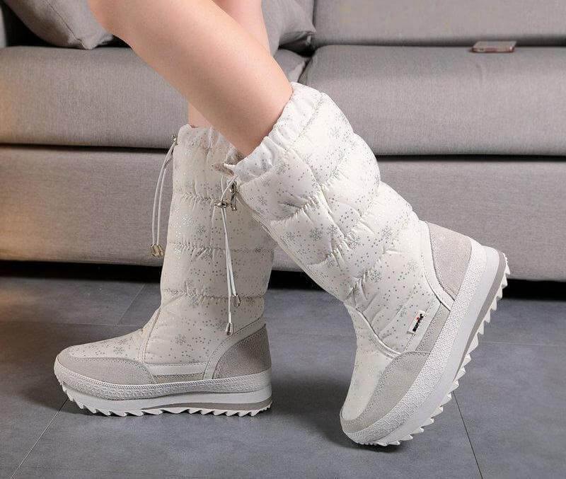 Long Sleeve Plush Warm Winter Boots for Women - Image 8