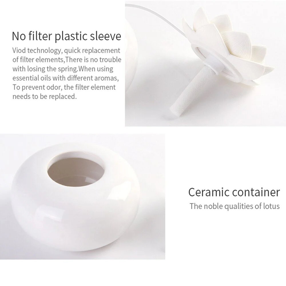 Lotus Ceramic Simplicity Aroma Humidifier - Image 5