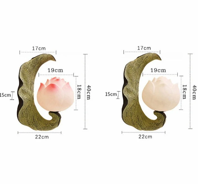 Lotus Flower Retro Wall Lamp - Image 4