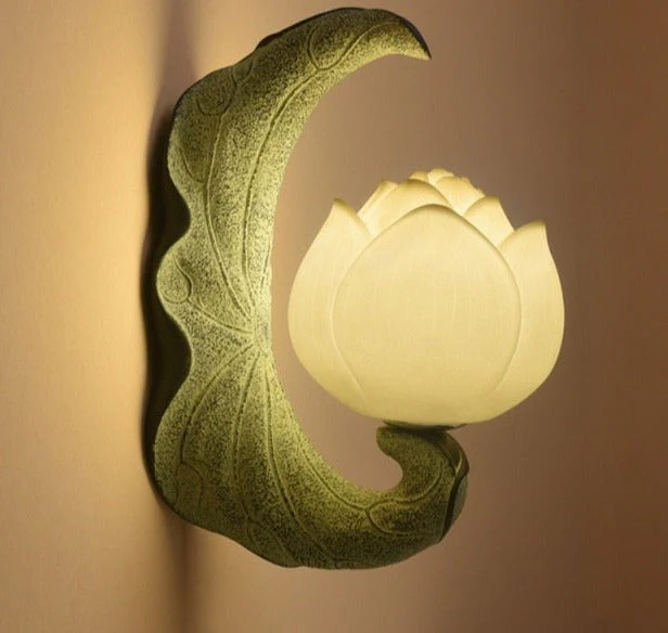 Lotus Flower Retro Wall Lamp - Image 9