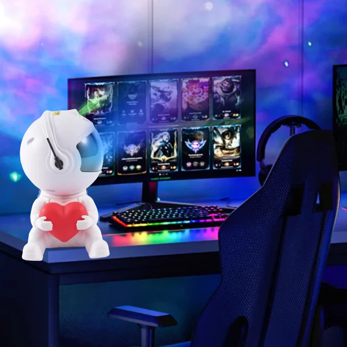Love Astronaut Galaxy Night Light Projector - Image 3