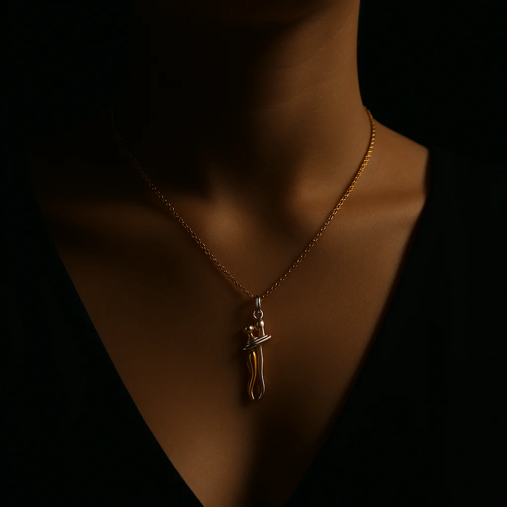 Love Forever Hug Cute Couple Necklace - Image 4