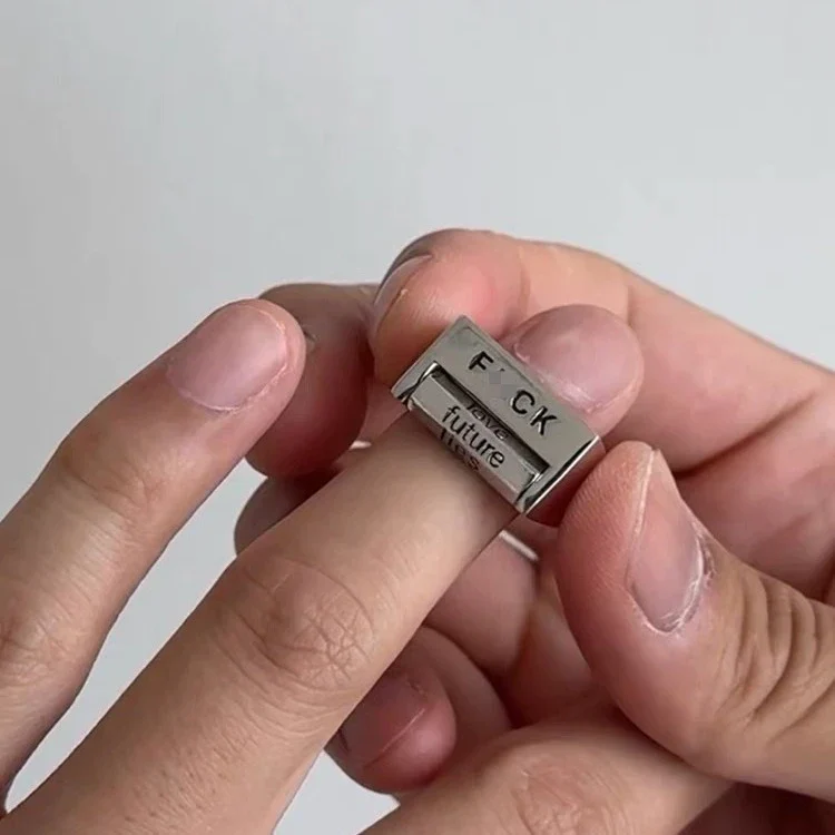 Love You Everything Rotating Mood Control Ring - Image 3