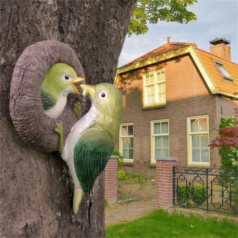 Lovebirds Tree Hug Wall Hanging Decor - Image 2