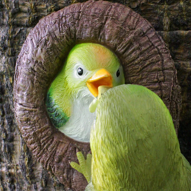 Lovebirds Tree Hug Wall Hanging Decor - Image 5