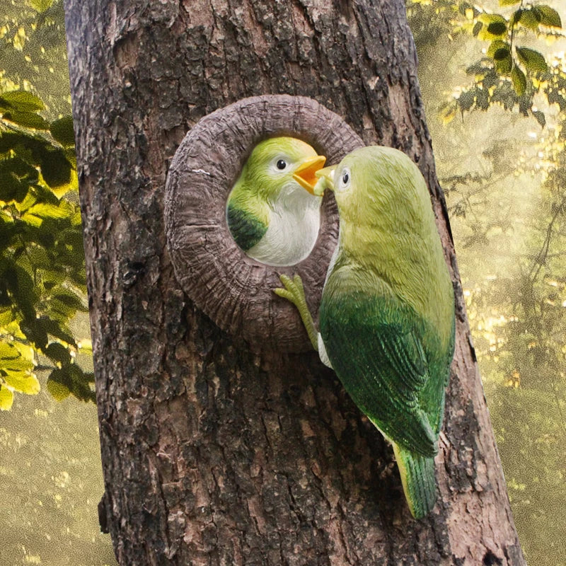 Lovebirds Tree Hug Wall Hanging Decor - Image 6