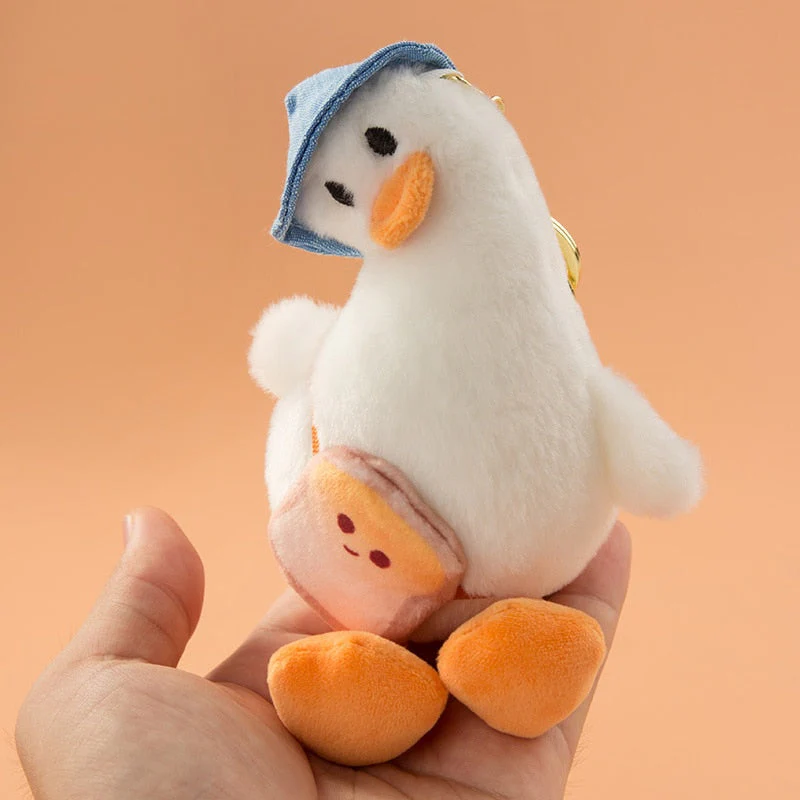 Lovely Crooked Duck Doll Keychain - Image 2