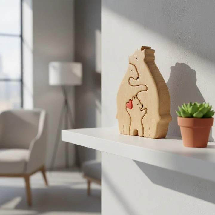 Loving Bears Interlocking Puzzle Decor - Image 3