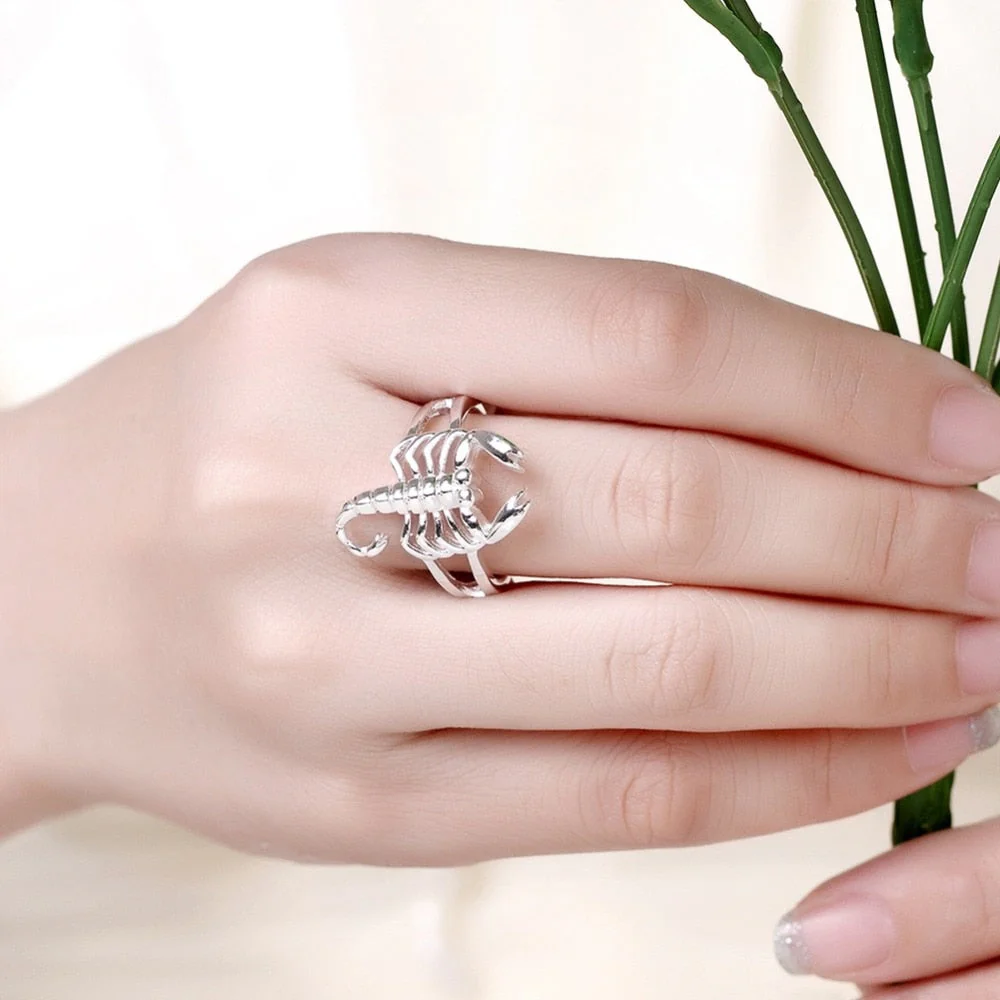 Lucky Gothic Scorpion Ring - Image 4