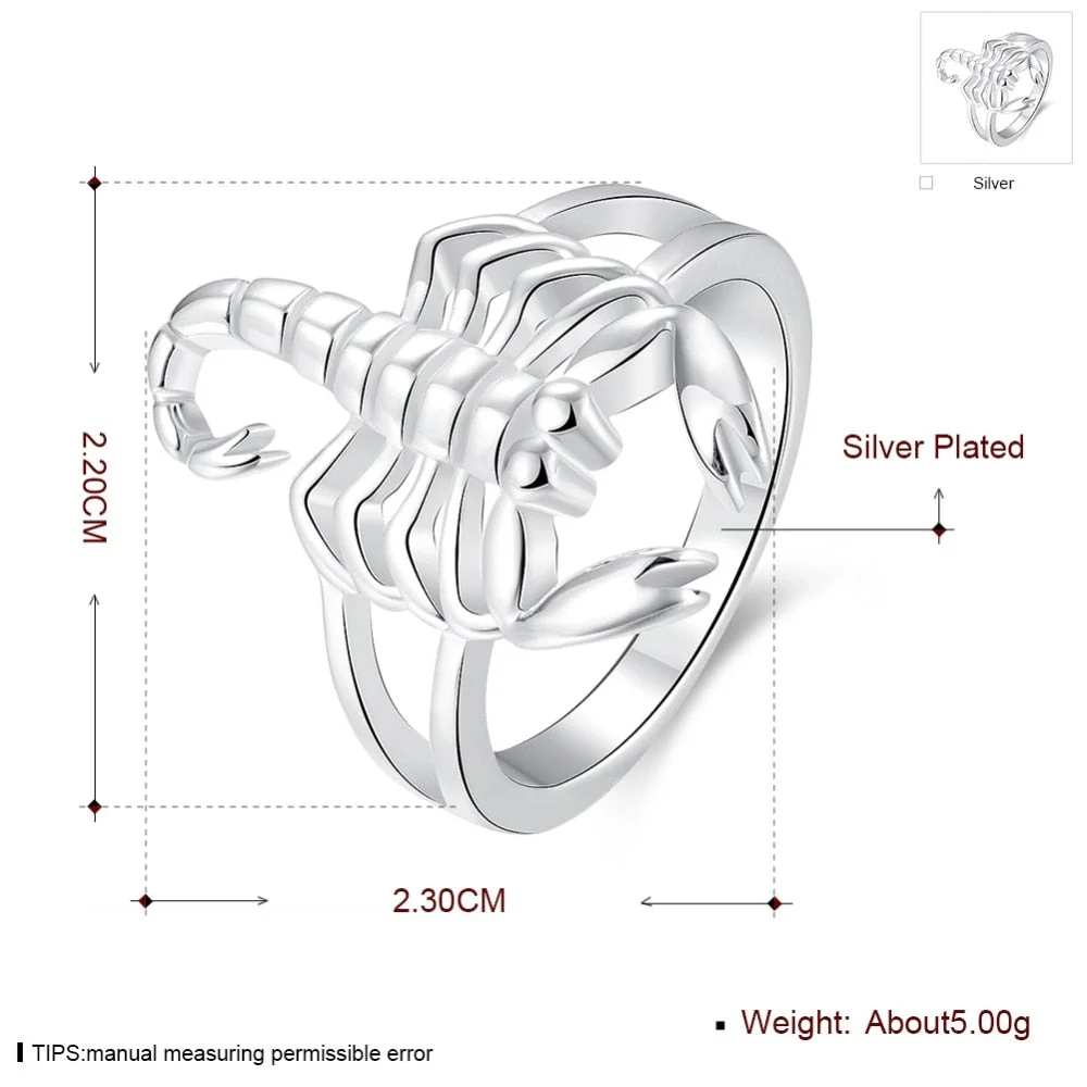 Lucky Gothic Scorpion Ring - Image 6