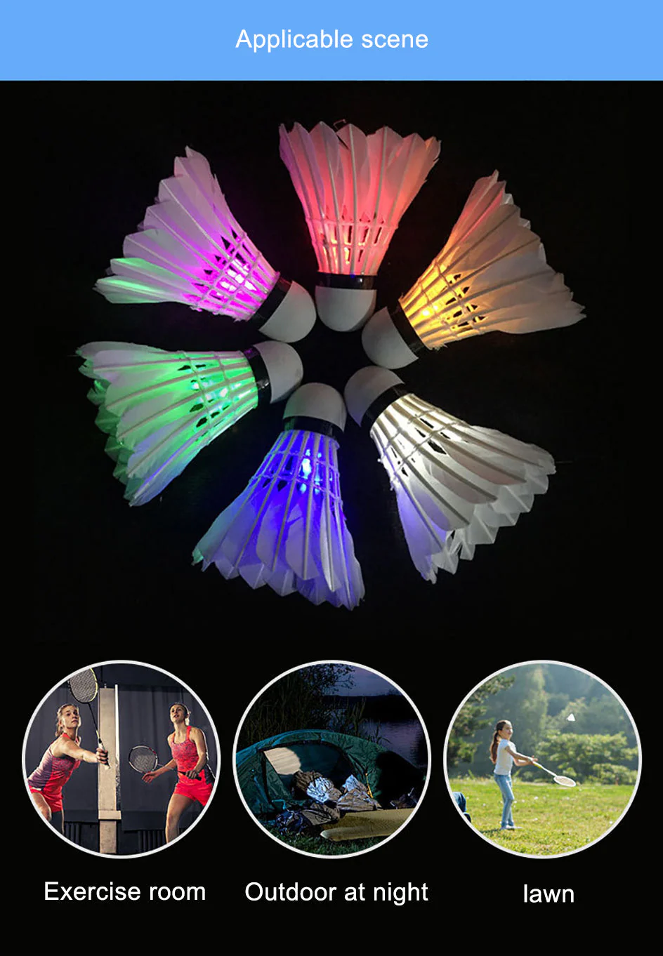 Luminous Colorful Badminton Training Ball - Image 4