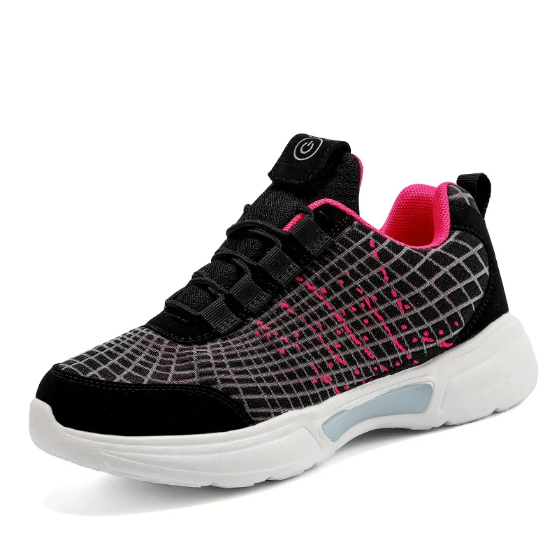 Luminous Comfortable Rechargeable Fiber Optic Sneakers - Image 7