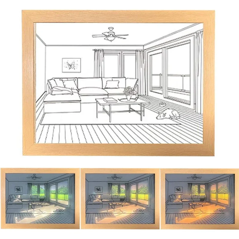 Luminous Decorative Dimmable Artsy Led Light Painting - Image 10