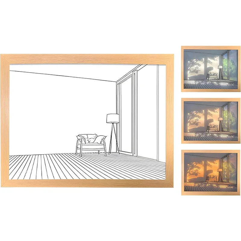 Luminous Decorative Dimmable Artsy Led Light Painting - Image 12