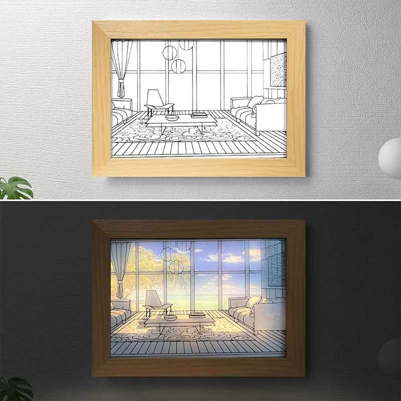 Luminous Decorative Dimmable Artsy Led Light Painting - Image 3