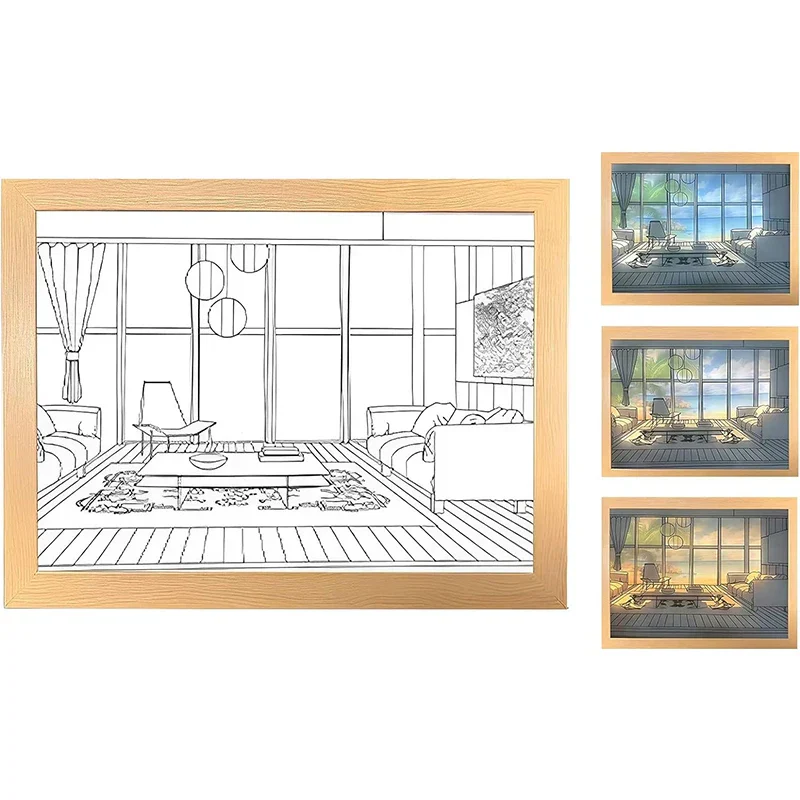 Luminous Decorative Dimmable Artsy Led Light Painting - Image 9