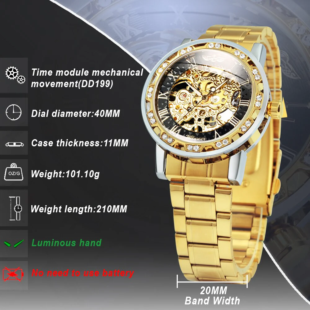 Luminous Mechanical Titan Skeleton Watch - Image 4