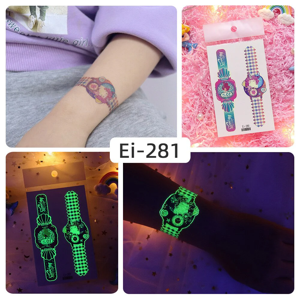 Luminous Temporary Tattoo Watch Sticker - Image 11