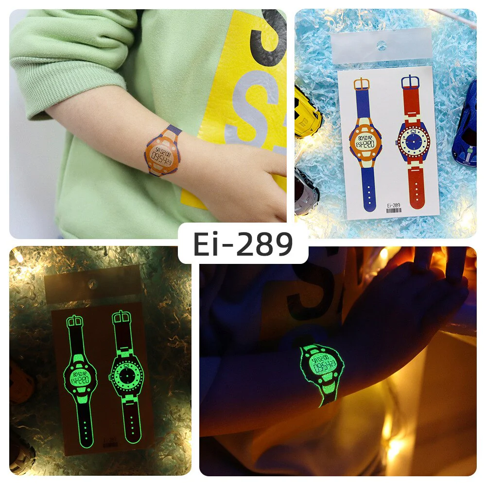 Luminous Temporary Tattoo Watch Sticker - Image 12