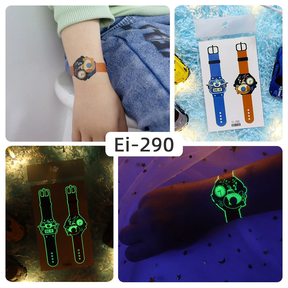 Luminous Temporary Tattoo Watch Sticker - Image 13