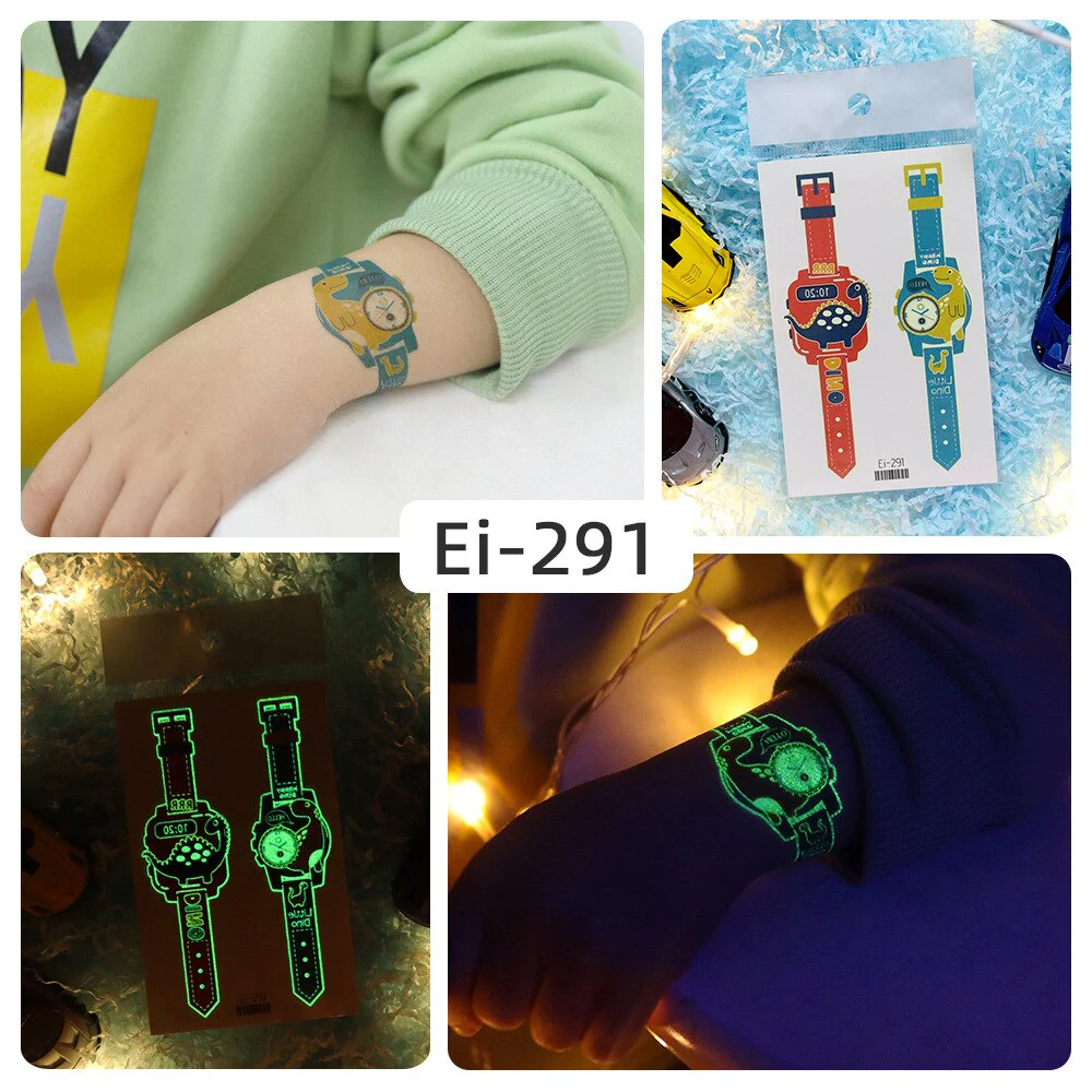 Luminous Temporary Tattoo Watch Sticker - Image 14