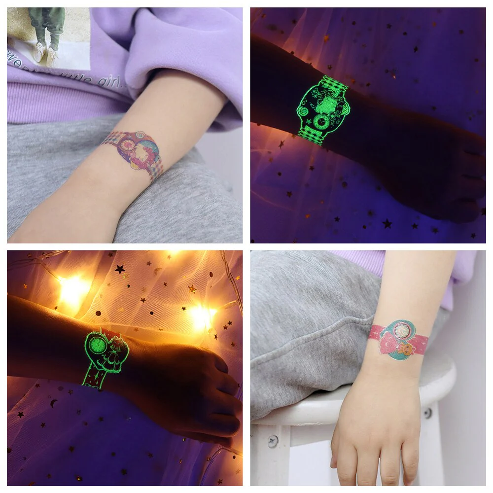 Luminous Temporary Tattoo Watch Sticker - Image 4