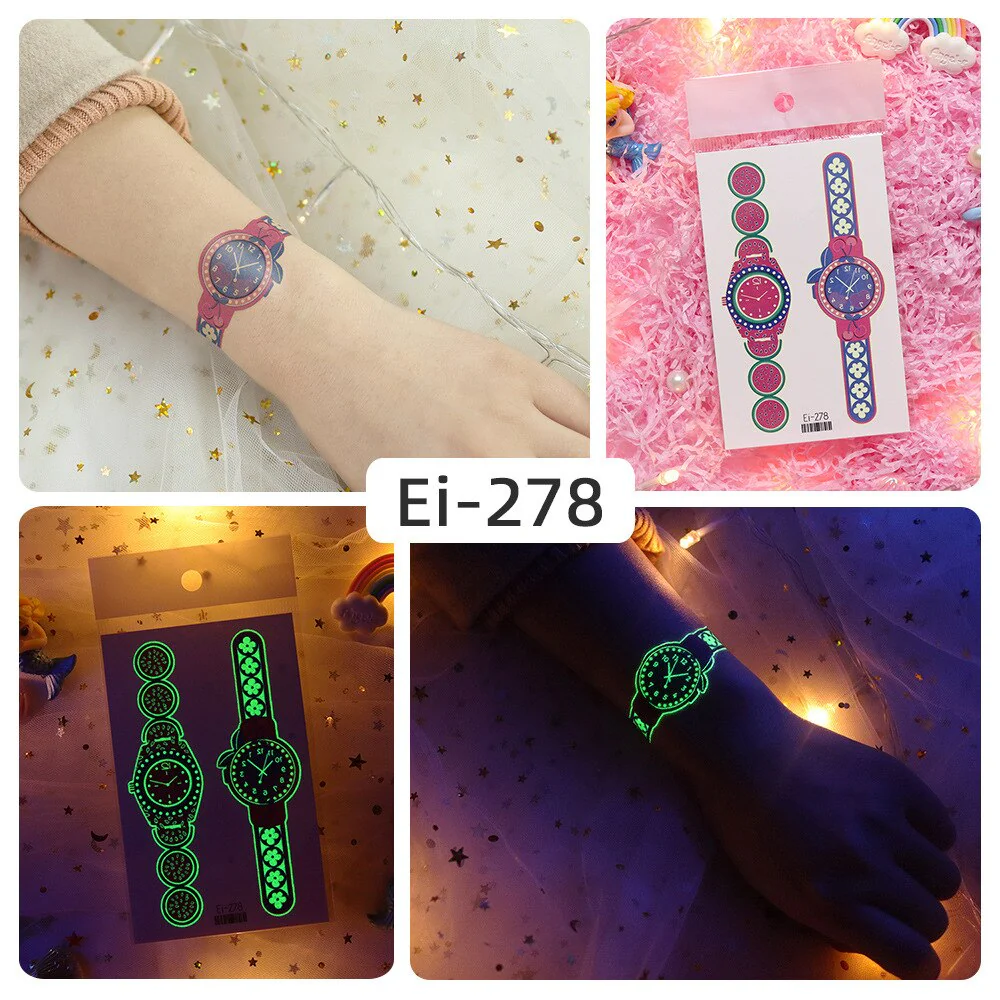 Luminous Temporary Tattoo Watch Sticker - Image 8