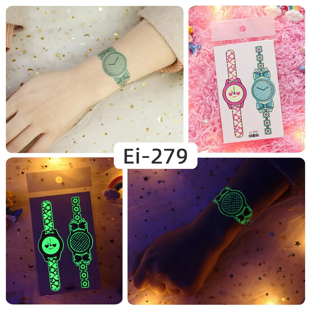 Luminous Temporary Tattoo Watch Sticker - Image 9