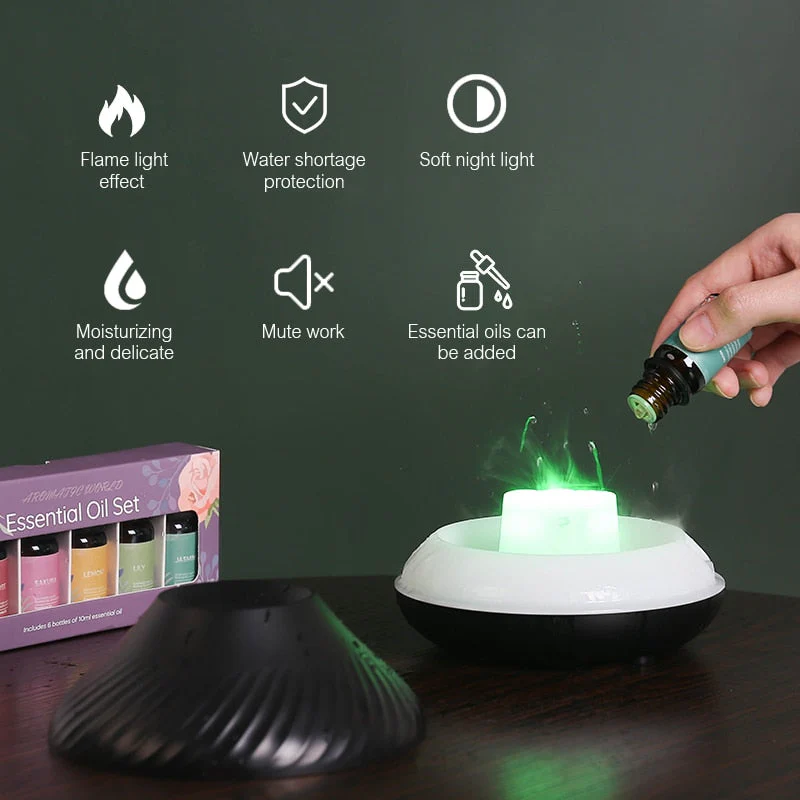 Luminous Volcano USB Humidifier Lamp - Image 4