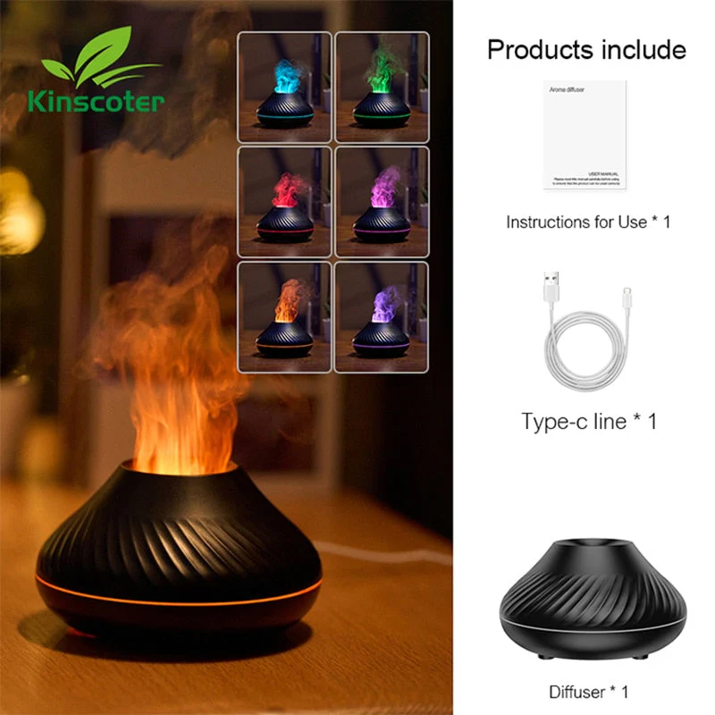 Luminous Volcano USB Humidifier Lamp - Image 5