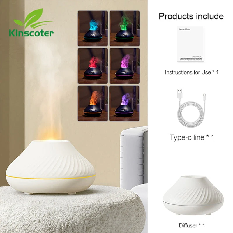 Luminous Volcano USB Humidifier Lamp - Image 6
