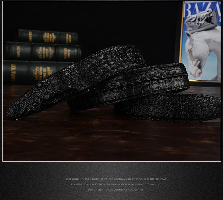 Luxo Crocodile Belt - Image 4