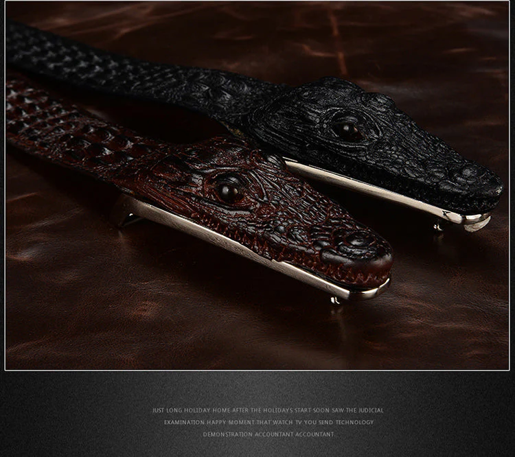 Luxo Crocodile Belt - Image 6