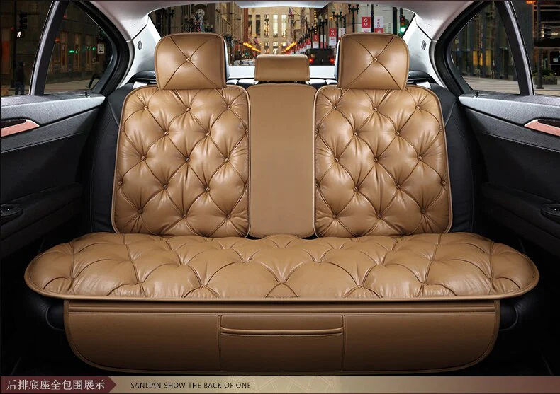 Luxurious Ride Leather Car Seat Cover - Image 10