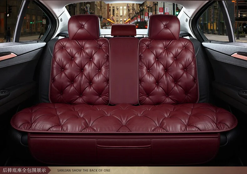 Luxurious Ride Leather Car Seat Cover - Image 11