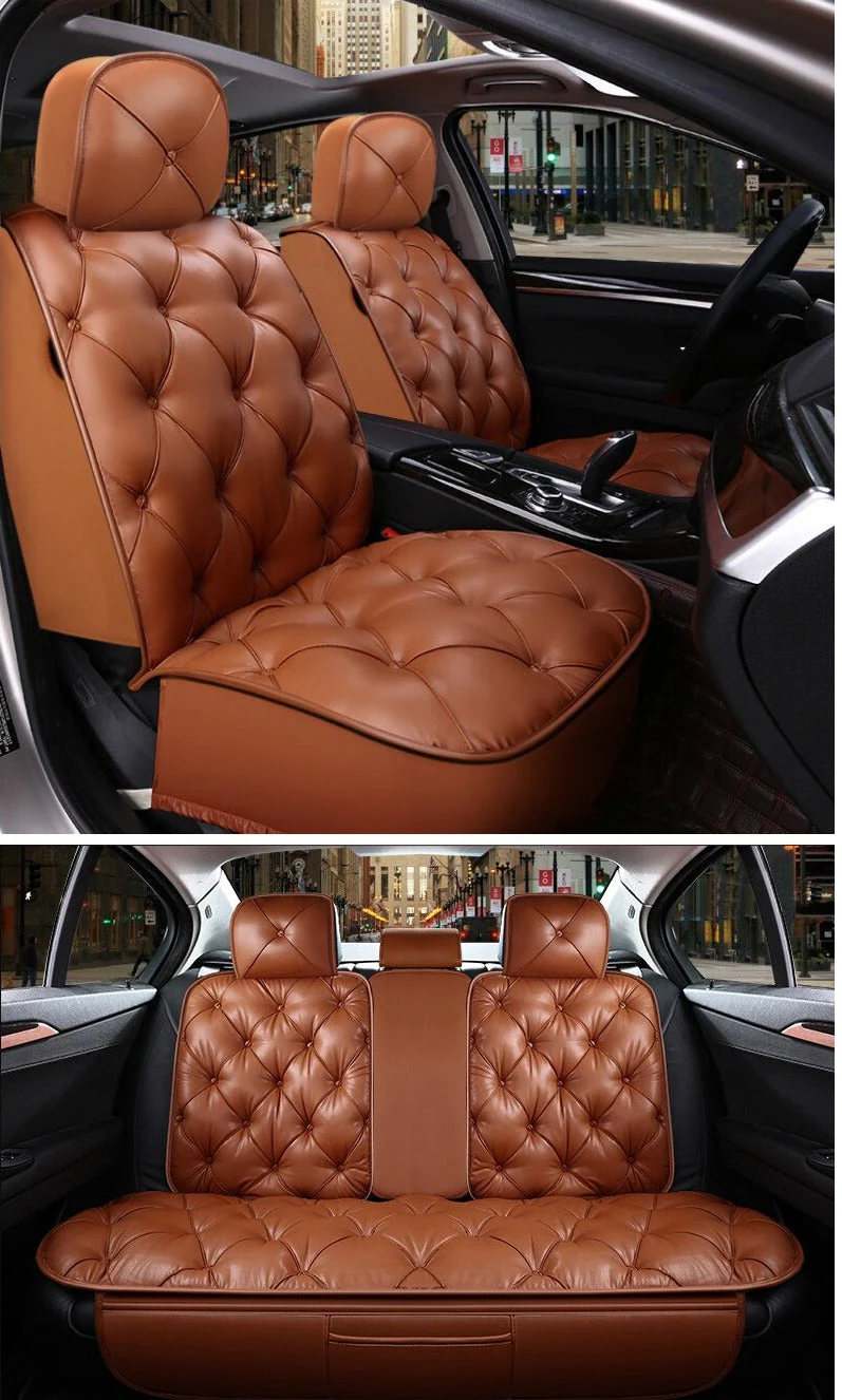 Luxurious Ride Leather Car Seat Cover - Image 15