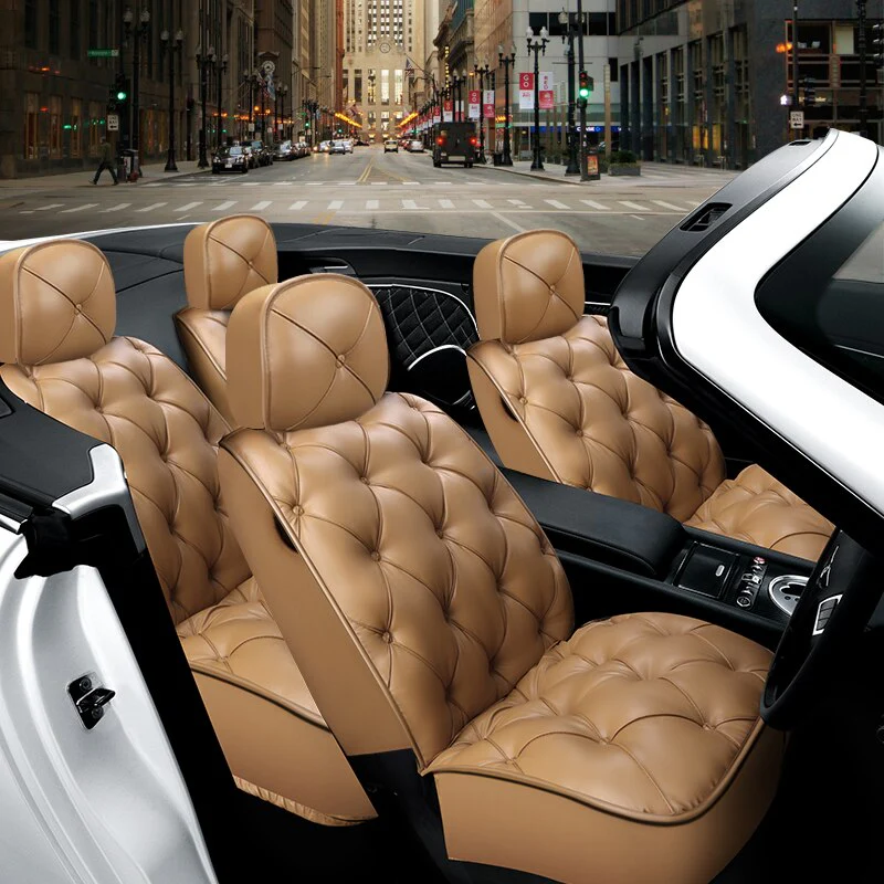 Luxurious Ride Leather Car Seat Cover - Image 4