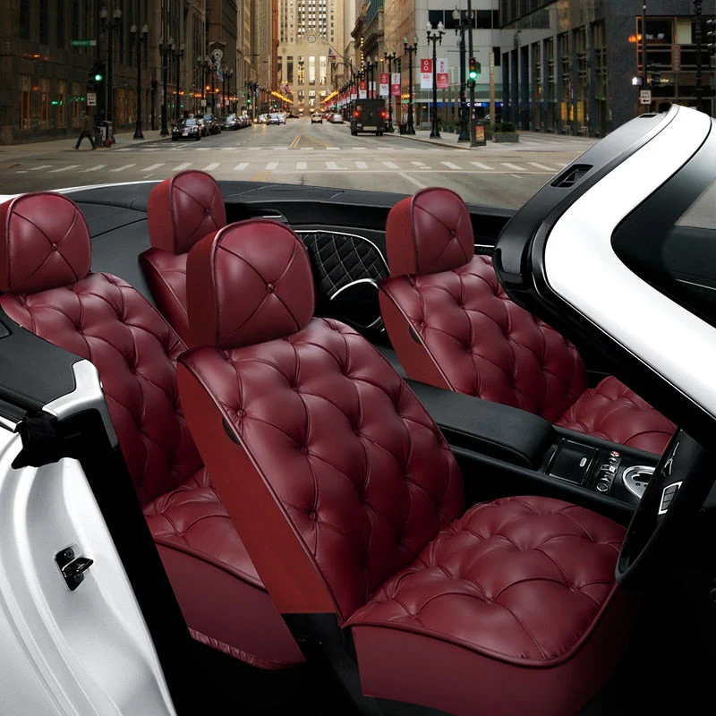 Luxurious Ride Leather Car Seat Cover - Image 6