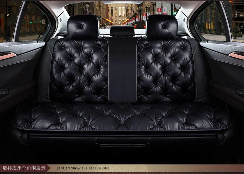 Luxurious Ride Leather Car Seat Cover - Image 7